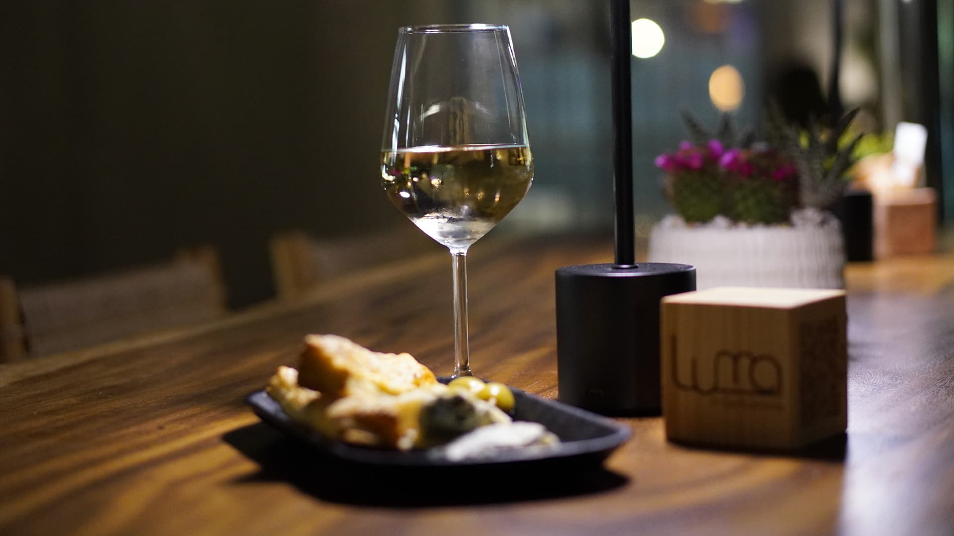 Evening Dinner and Drinks at LUMA Santorini