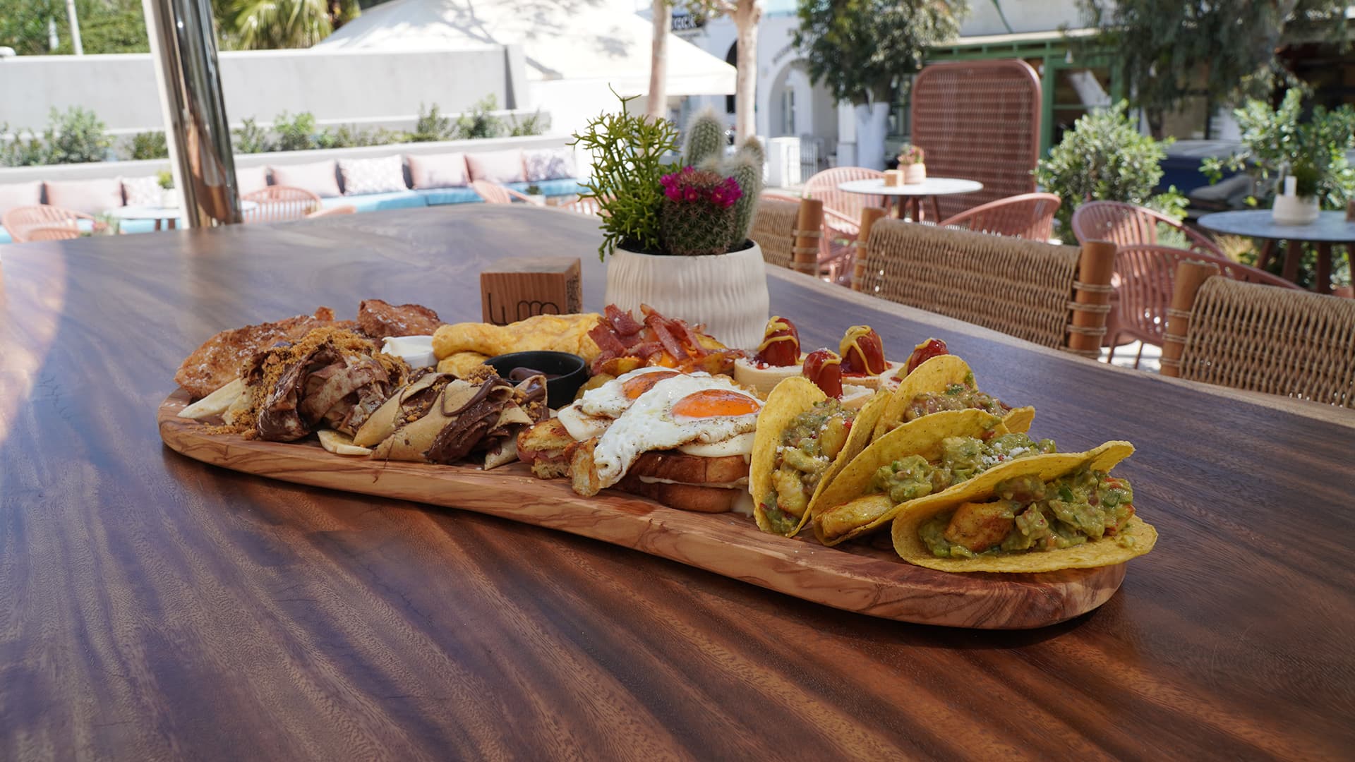 Noon Brunch and Lunch at LUMA Santorini
