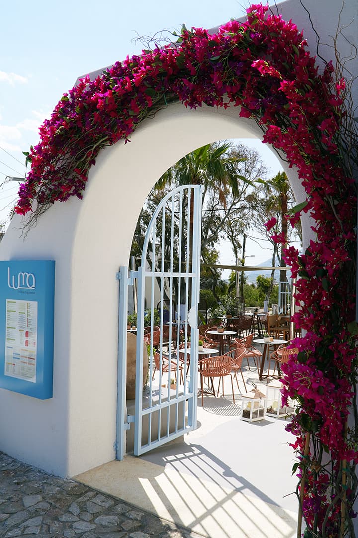 LUMA Santorini interior atmosphere